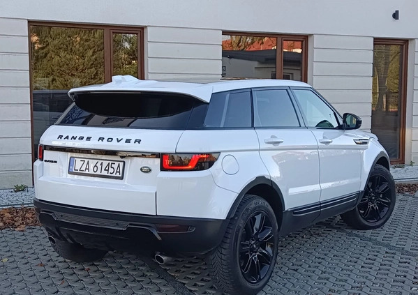 Land Rover Range Rover Evoque cena 109900 przebieg: 89000, rok produkcji 2018 z Kraków małe 497